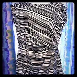 Mandy Evans Navy and White cruise ready top
